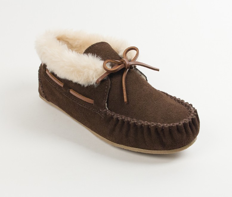 tall moccasin slippers